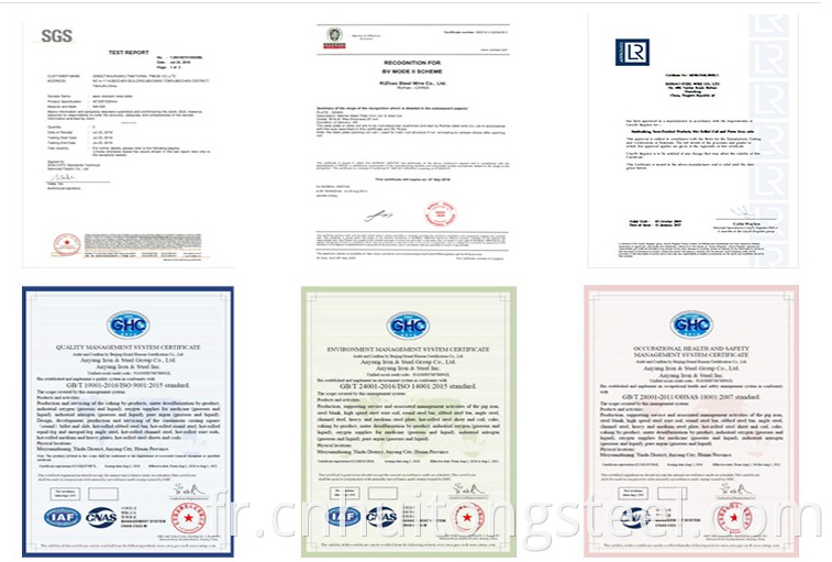 Certifications